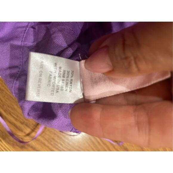 Louna Lavender  Sleeveless Jumpsuit with wide legs  size S - Picture 14 of 16